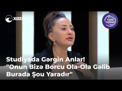 Studiyada Gərgin Anlar! “Onun Bizə Borcu Ola – Ola Gəlib Burada Şou Yaradır”